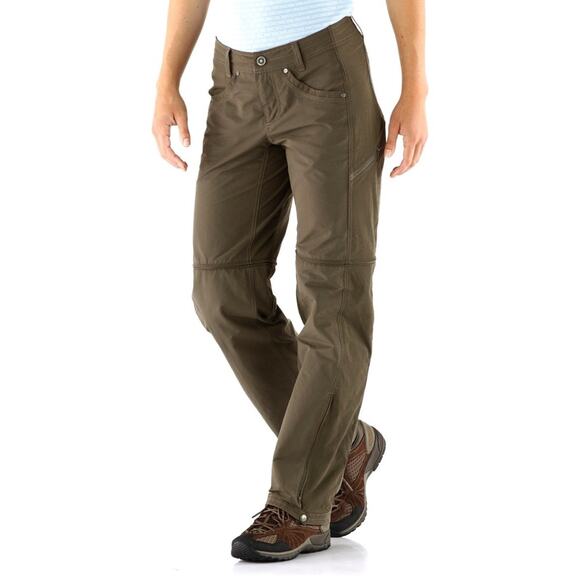 Kuhl Liberator Convertible Lightweight Hiking Outdoor Pants Olive Green Size 4 - Picture 1 of 13